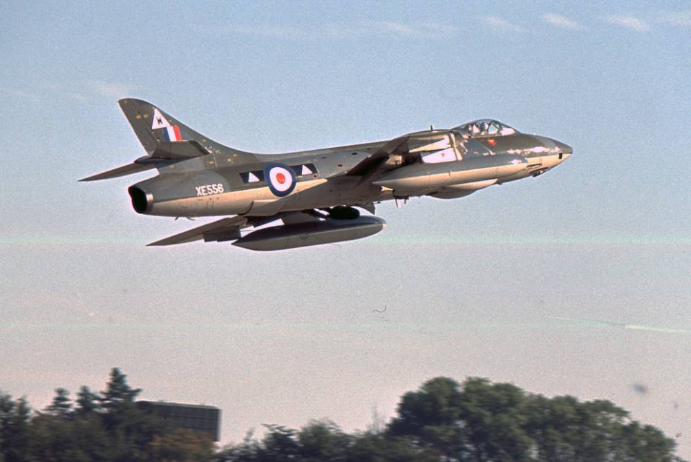 Hunter FR10 XE556 Biggin Hill Courtesy of Ashly Annis