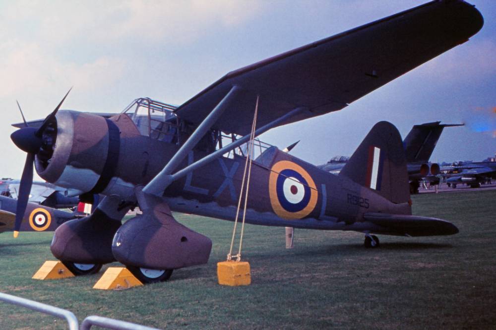 Lysander R9125 similar to those flown by 2 Sqn Abingdon 15 June 1968
